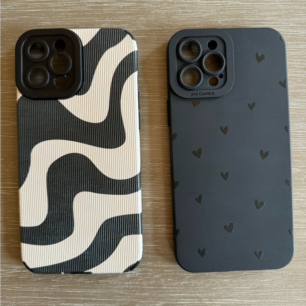 TWO 12/13 Pro Max Phone Cases. Great condition, like new.
